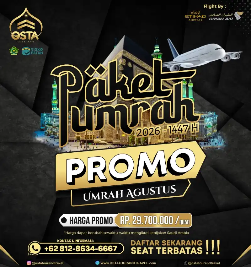 Promo Paket Umroh Paling Laris Terdekat agustus 2026