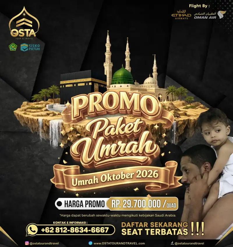 Promo Paket Umroh Oktober Terlaris 2026