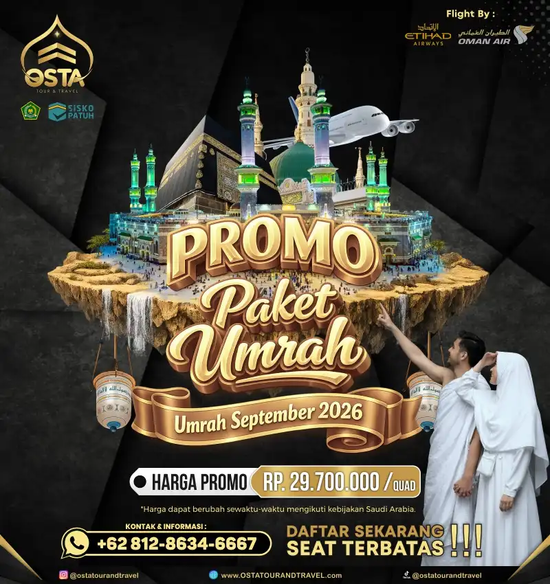 Promo Paket Umroh September Terlaris 2026